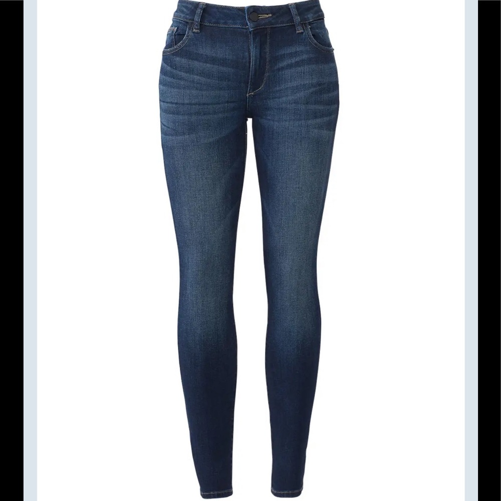 DL1961 Margaux Salt Creek mid rise ankle skinny blue denim size 26
